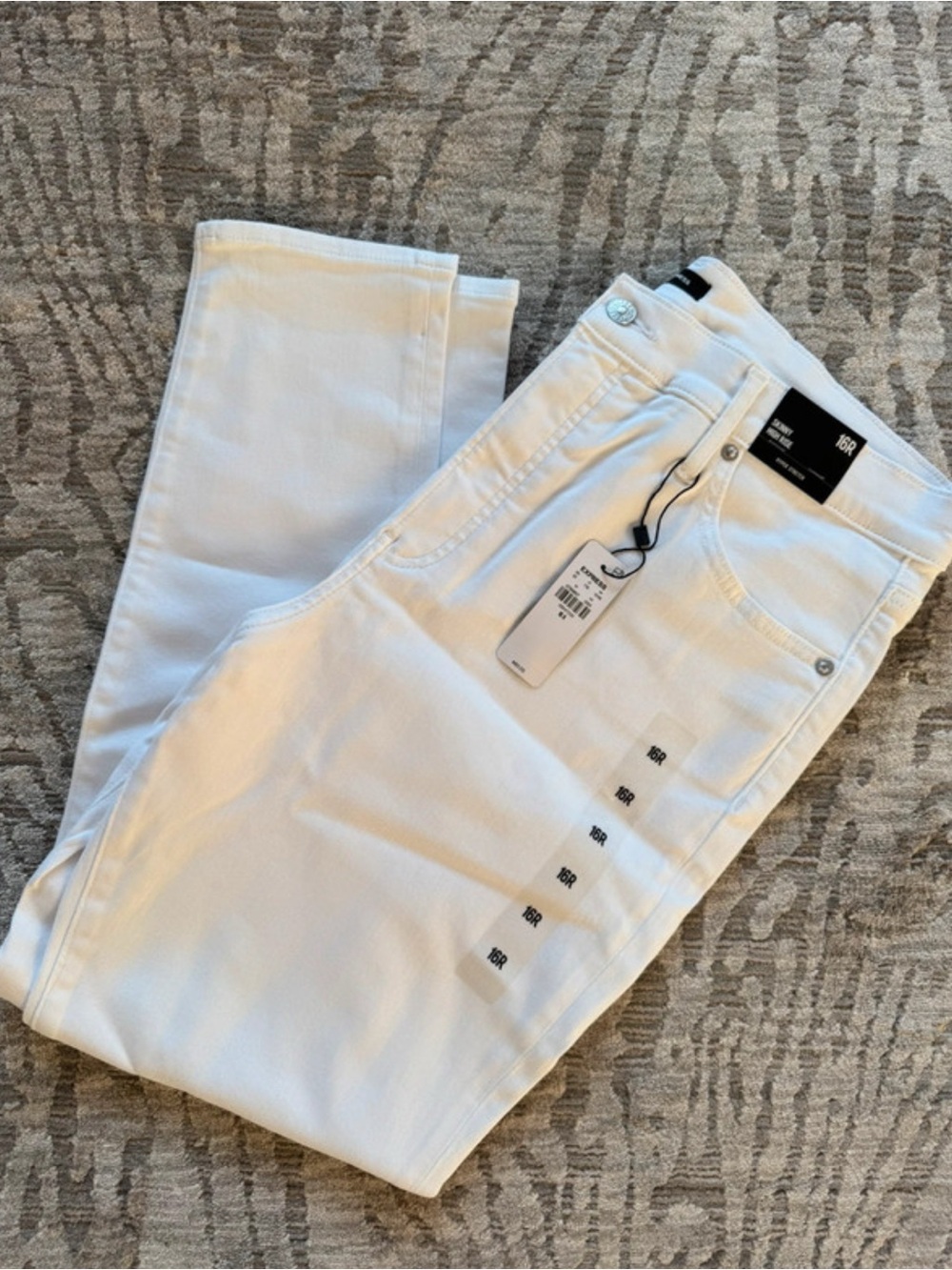 Brand New: Express White High-Rise Women's Jeans